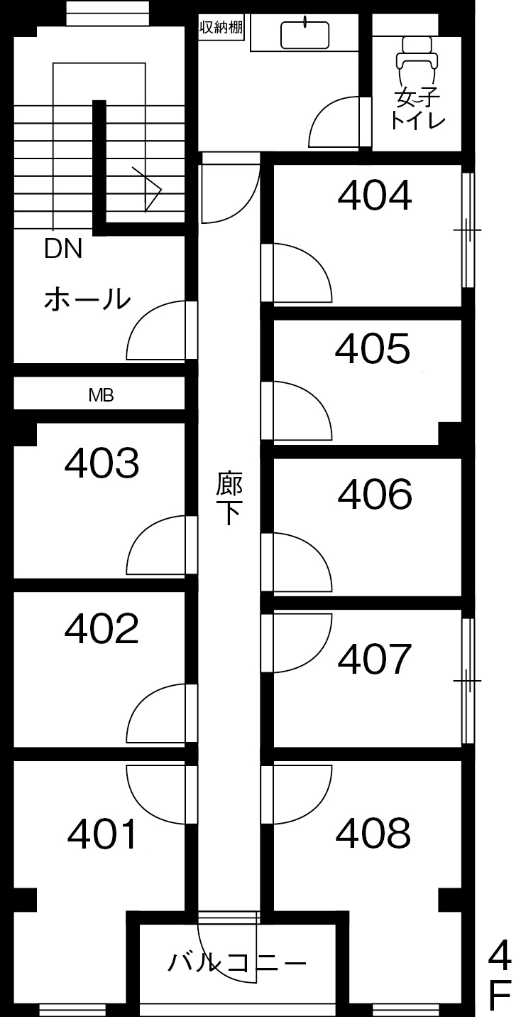 4F フロアマップ